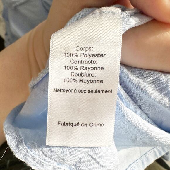 ASTR the Label Lace A-Line Midi Dress in Periwinkle Blue women's size Medium - Picture 9 of 14